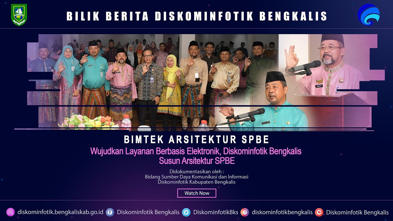 Wujudkan Layanan Berbasis Elektronik Diskominfotik Bengkalis Susun Arsitektur SPBE Bathin Sobanga